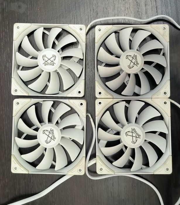 Ventilator Scythe Kaze Flex 120 1800rpm PWM Alb