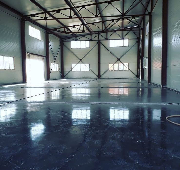 Промышленные топинговые полы стяжка