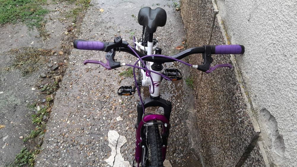 Bicicletă mtb copii ( fetiță 6-9 ani ) Exalta, 20 Inch, suspensie, 6 viteze