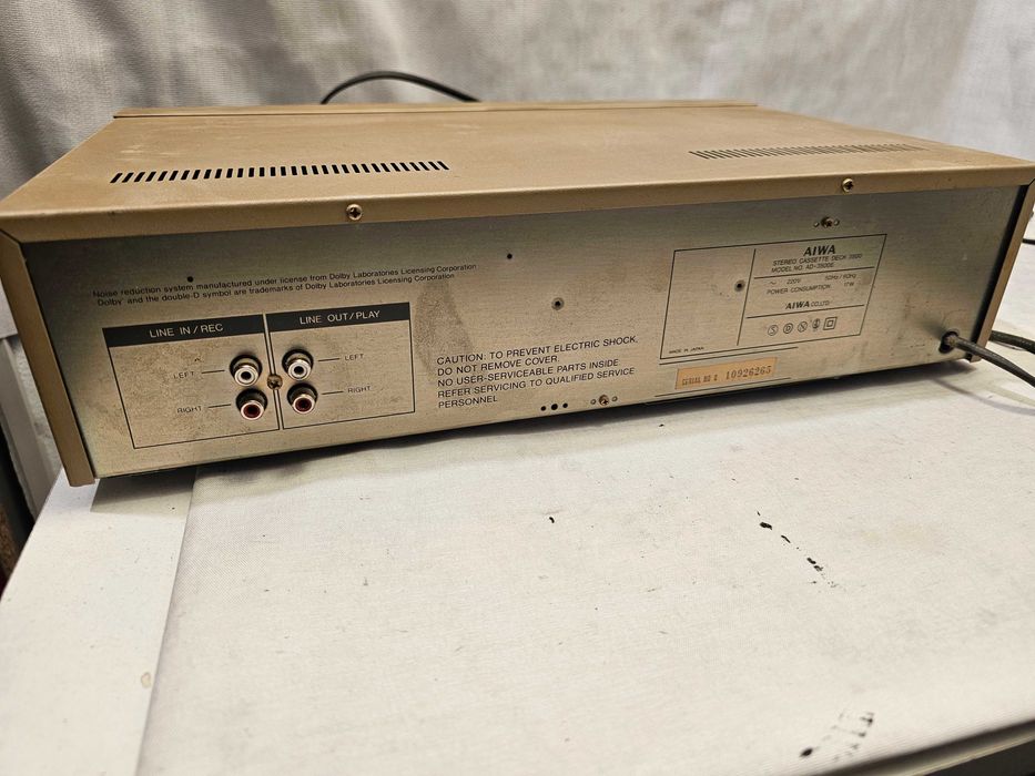 Deck Aiwa 3500 modle Ad-3500e Japan defect