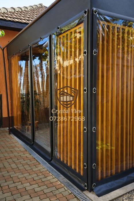 Închideri terase cu folie transparentă tip cristal – Crystal View
Tran