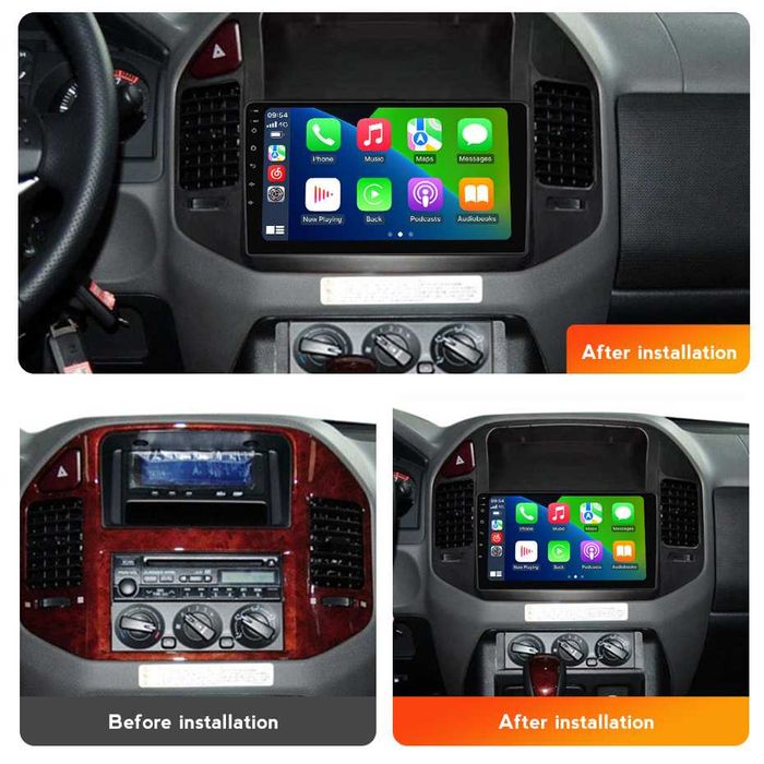 Navigatie Android 14 Mitsubishi L200 Triton 2015 1/8 Gb CarPlay CAMERA