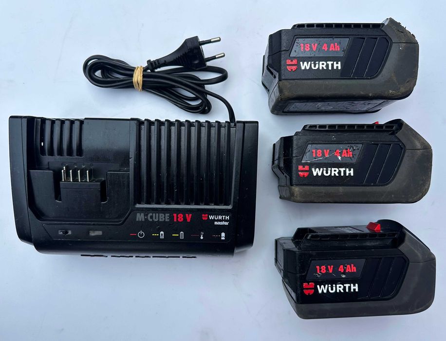 Wurth M-Cube -  Безчетков сет от перфоратор, ъглошлайф и винтоверт