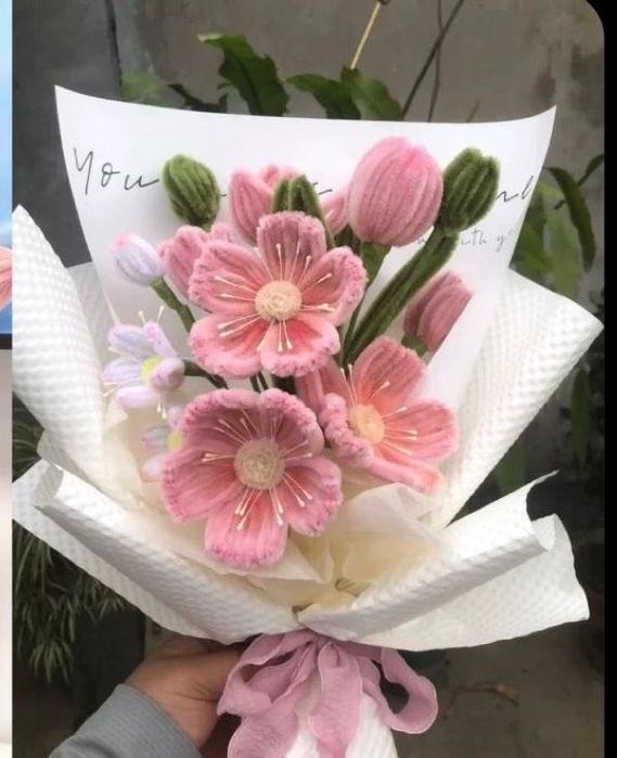 букет самодельный