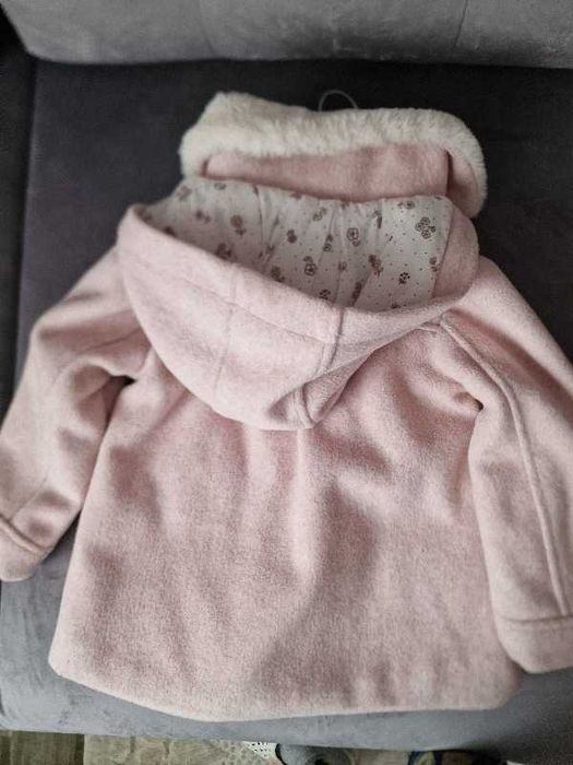Palton fetite roz marimea 98