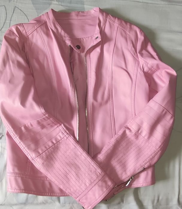 Пиджак кожаный женский