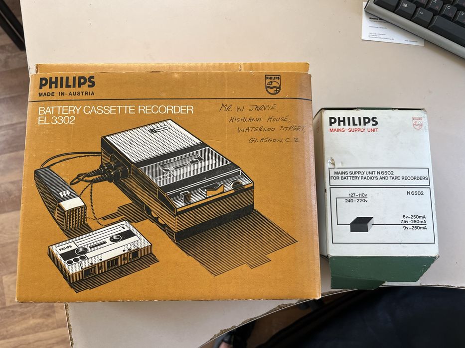 Philips EL 3302  cassette recorder
