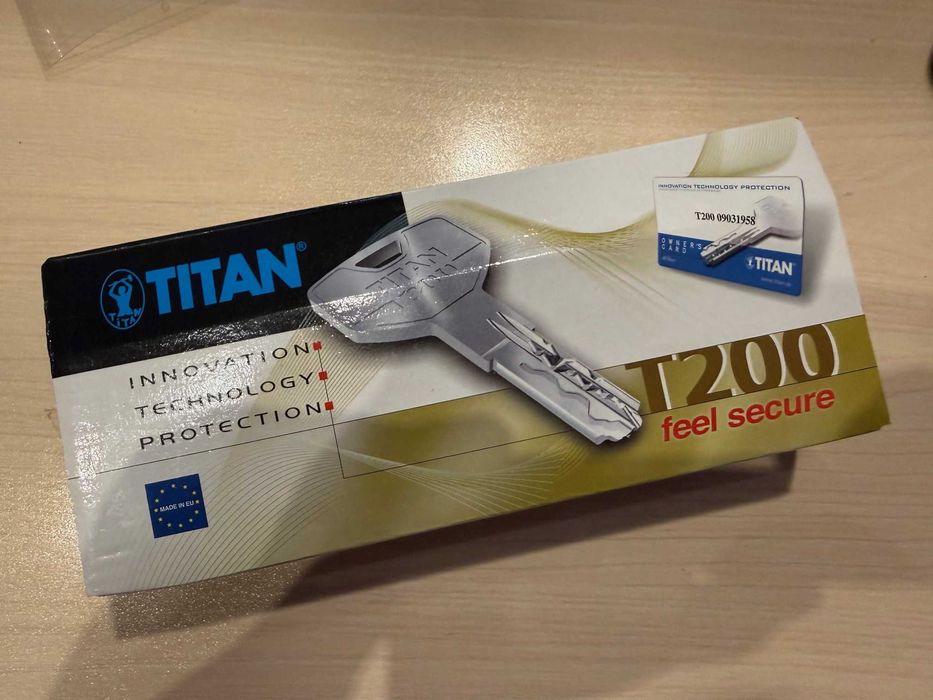 Немски патрон / вложка за врата с висока сигурност Титан Т200 87мм (46/31мм)