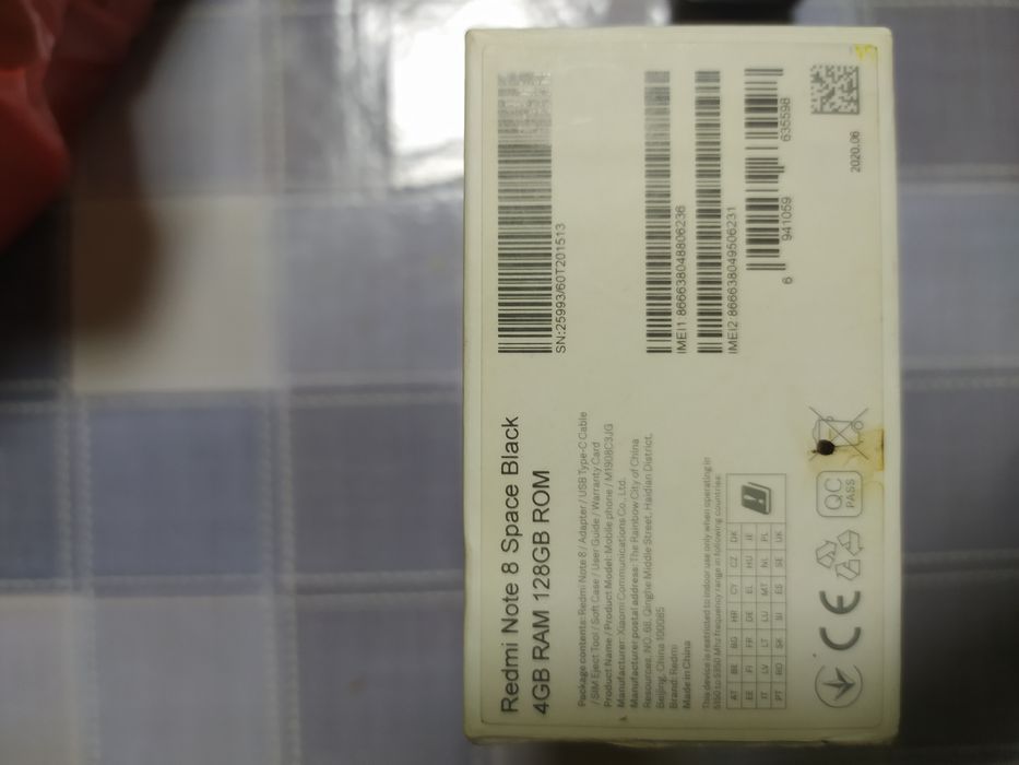 Redmi note 8 qora 128