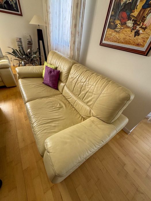 Canapele din piele naturala
