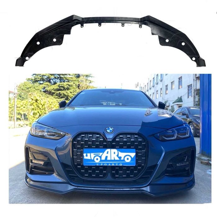 Prelungire Bara Fata BMW Seria 4 G22 G26 2020- M Sport Negru Lucios