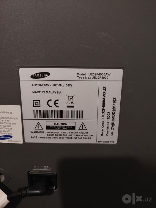 Телевизор SAMSUNG модель UE32F 4000 AW