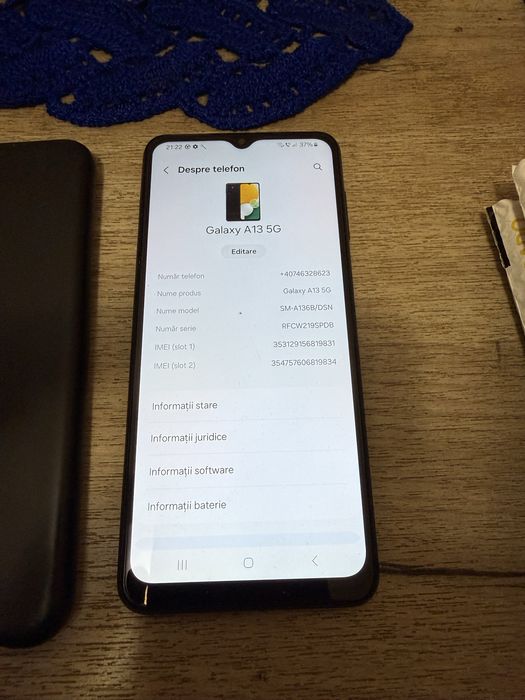 Samsung Galaxy A13, 64GB, 4GB RAM, 5G , Black