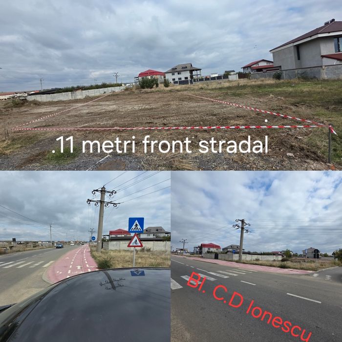 Teren intravilan  principala str V Geoanea cu proiect si autorizatie