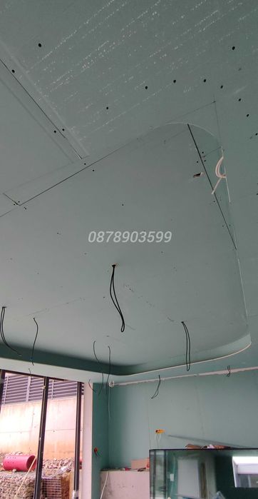 Монтаж на гипсокартон