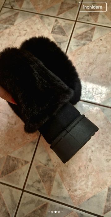 Ghete îmblănite negre