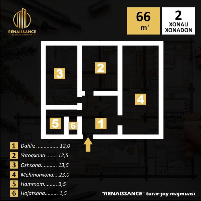 Продам 2х комн большая кв - 66кв.м 5-этаж