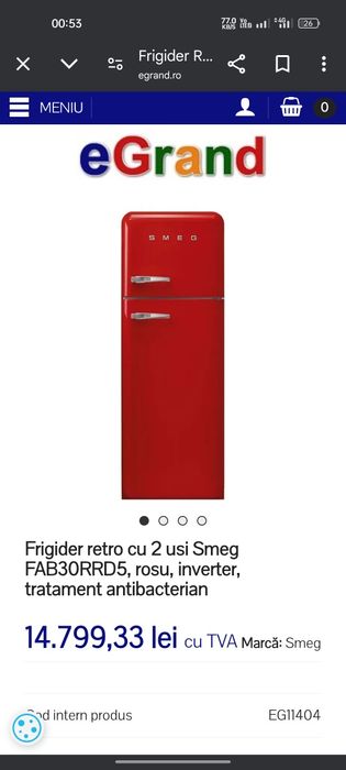 Frigider Smeg  Nou