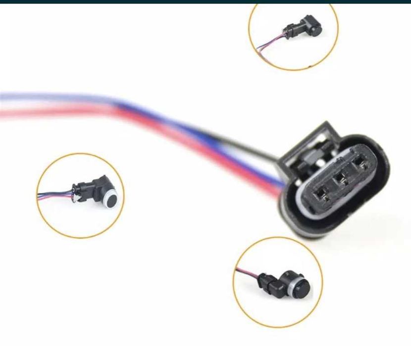Mufa senzor parcare PDC cu cablu fir Bmw,Audi,Vw,Ford,Seat,Mercedes