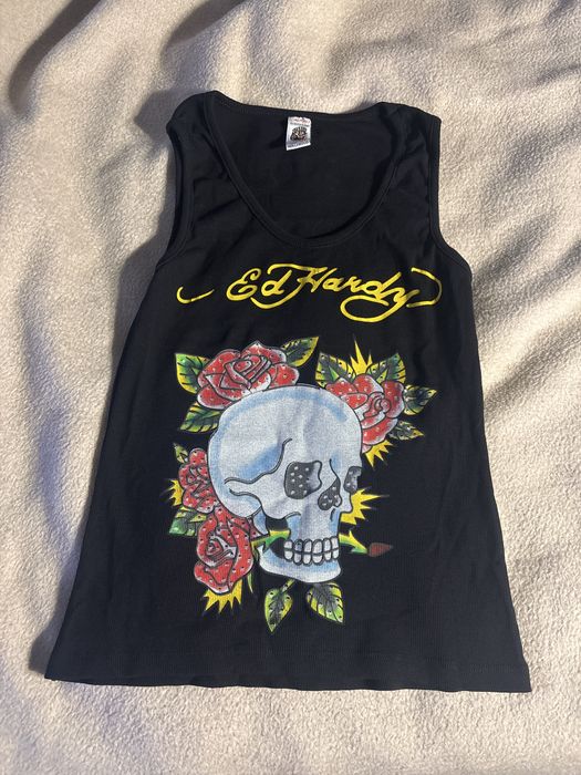 Винтидж потник Ed Hardy