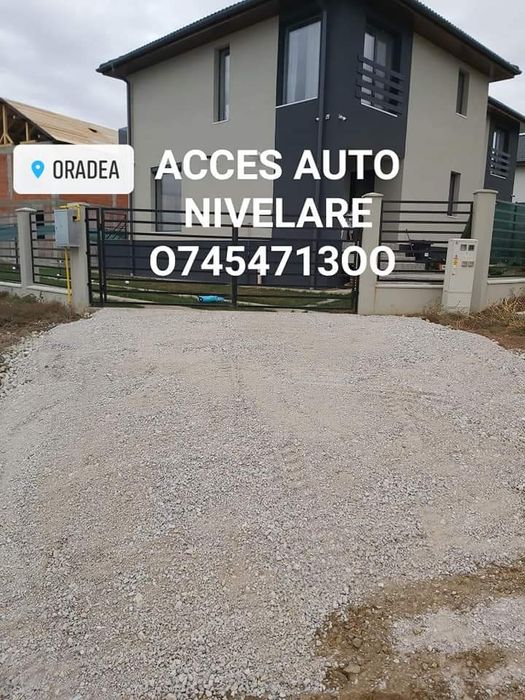 Piatra concasata de cariera, zavura pt parcare auto nivelare