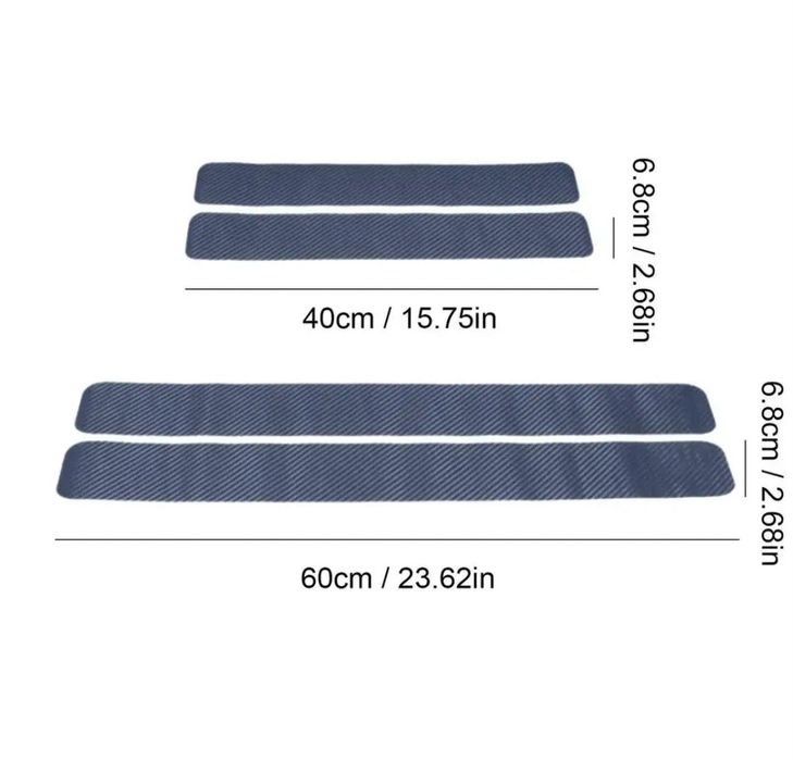 Наклейка на порог Авто