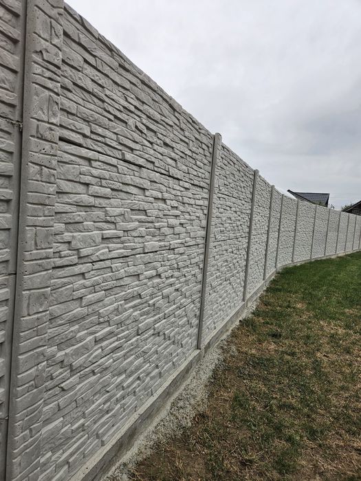 Gard placi beton