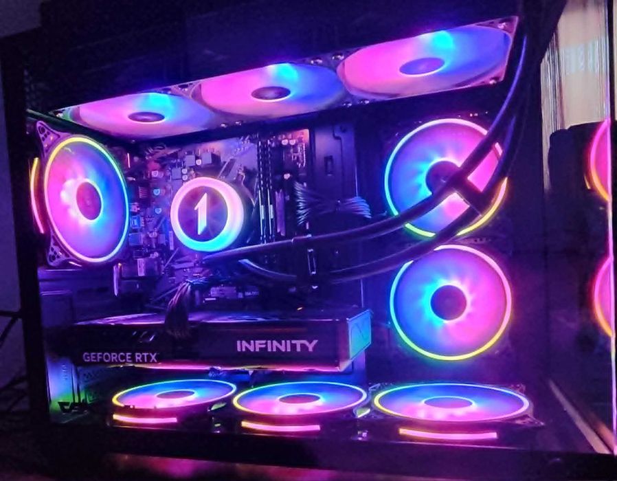 NOU-UNITATE PC Sistem GAMING,AMD Ryzen 7 5700x,32 gb DDR4,RTX 5060,m.2 1TB