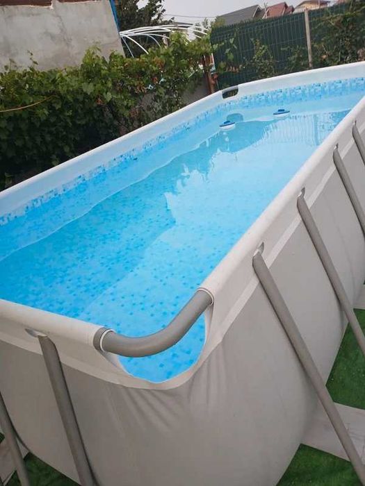 Vand  piscina Bestway 488x 244x 122, set complet pompa+scara+prelata+kit curatare