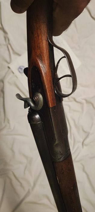 Ловна деактивирана пушка с външни удърници. Обезопасена Тула