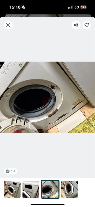 Masina de spalat beko economica 6 kg a++ functionala in stare buna mecanic dar estetic ruginita de la umezeala lipsei geamului 399 lei ofer transport