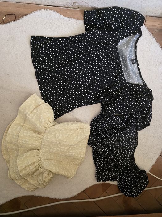 Lot set 3 topuri Shein boho chic S