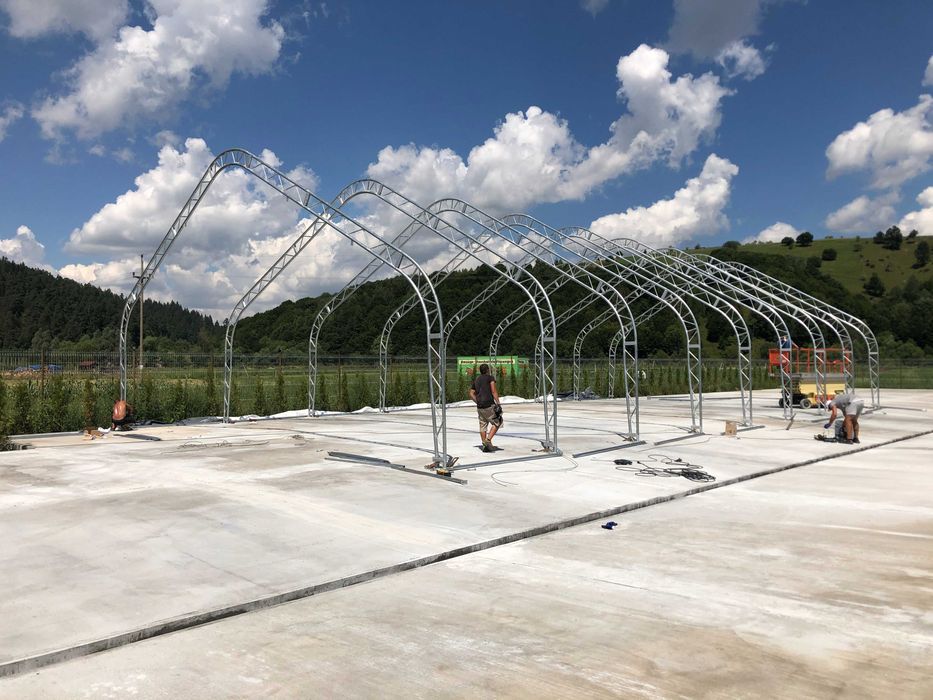 Depozit,structura usoara,cort industrial