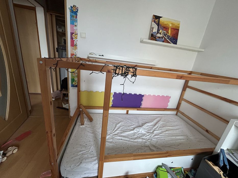 Pat kura ikea reversibil+saltea cadou