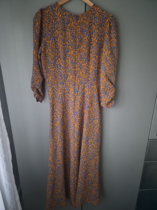 Rochie maxi cu maneci 3/4
