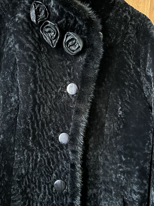 Шуба мутоновая. Размер 56