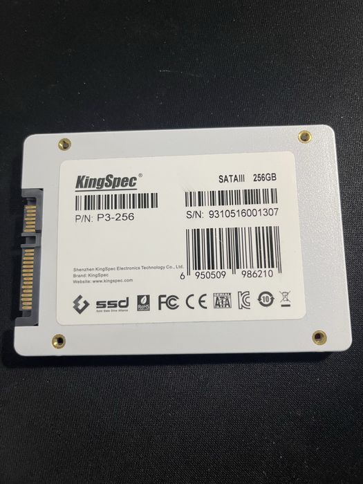 Продам SSD KingSpec P3-256 на 256 ГБ