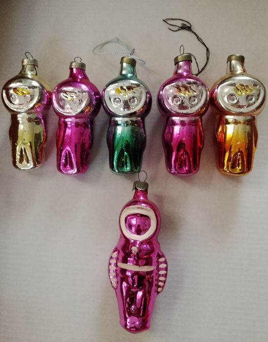 Ёлочные игрушки. Космонавт.ссср