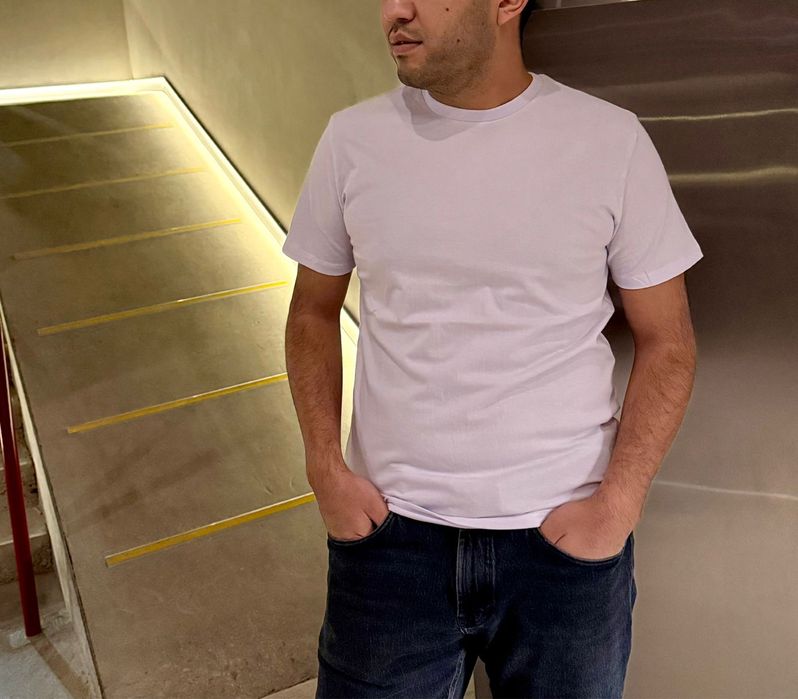 Футболка однотонная