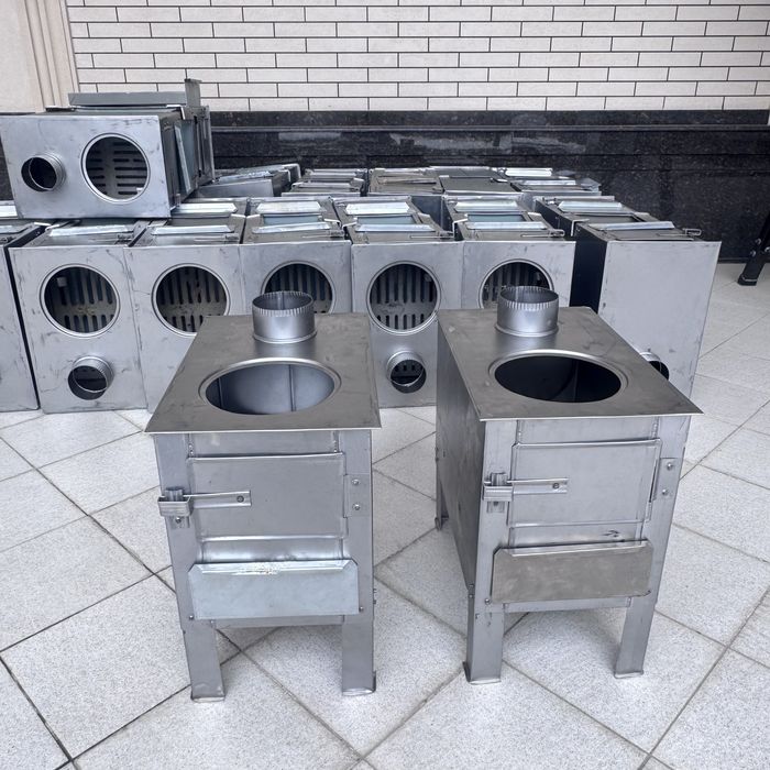 Pechka o’tin ko’mir va gazda foydalanish uchun. Печка металличиская