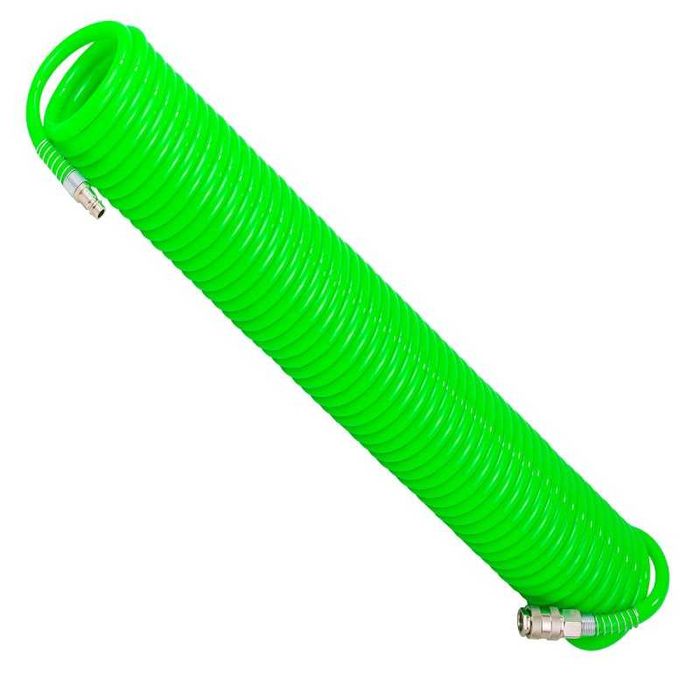 Полиуретанов спирален маркуч за въздух 15 м / 8 х 12 мм ROCKFORCE