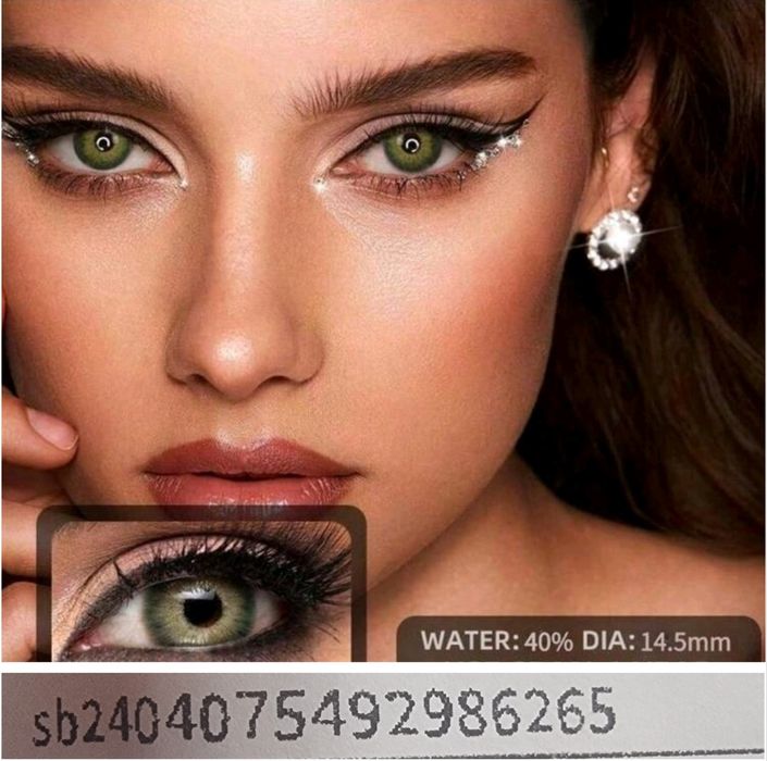 Контактни  цветни едногодишни лещи- без диоптър