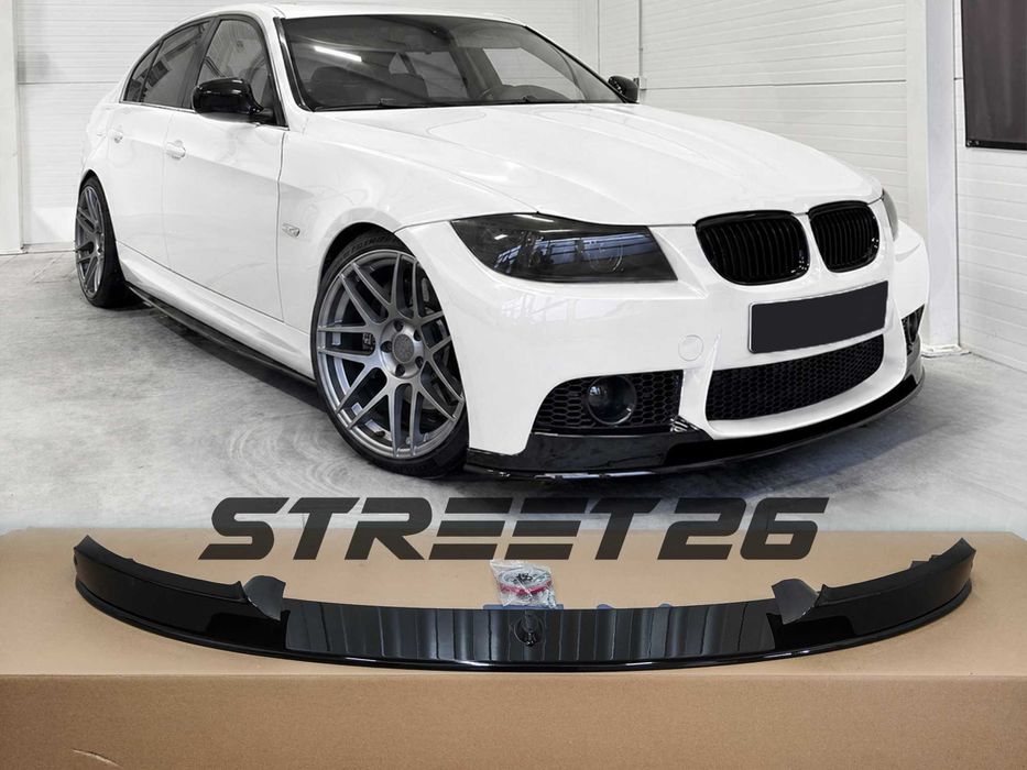 Prelungire Lip Bara Fata M3 BMW Seria 3 E90 E91 (2005-2011) Negru Lucios