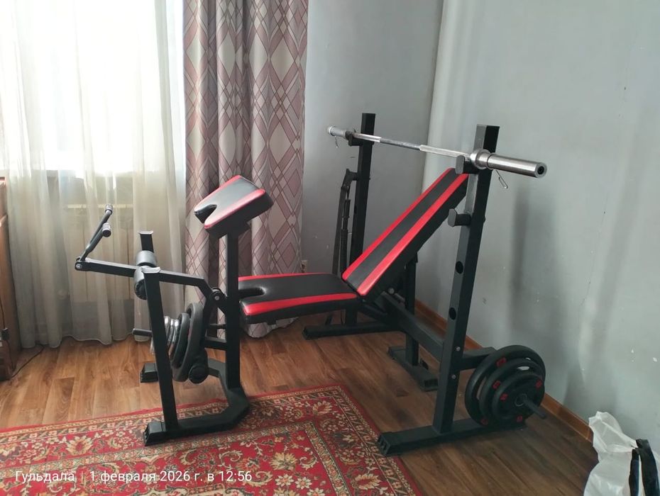 Жим Лёжа 4в 1 с весом 100кг