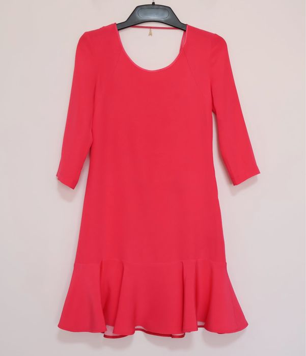 НОВА дамска рокля Patrizia Pepe, IT 38 (XS), цвят Pink Babel, 100% вискоза