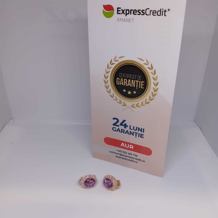 Cercei Aur 14K 4.23g (Ag4 Dacia B.51723.1) Garantie 2 ani
