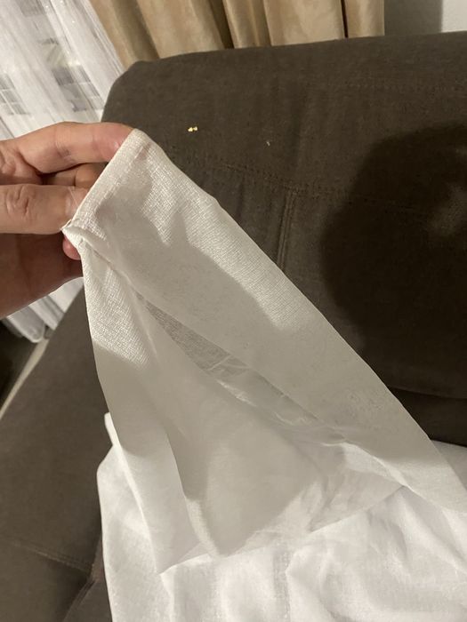 Nou perdea cusuta alba