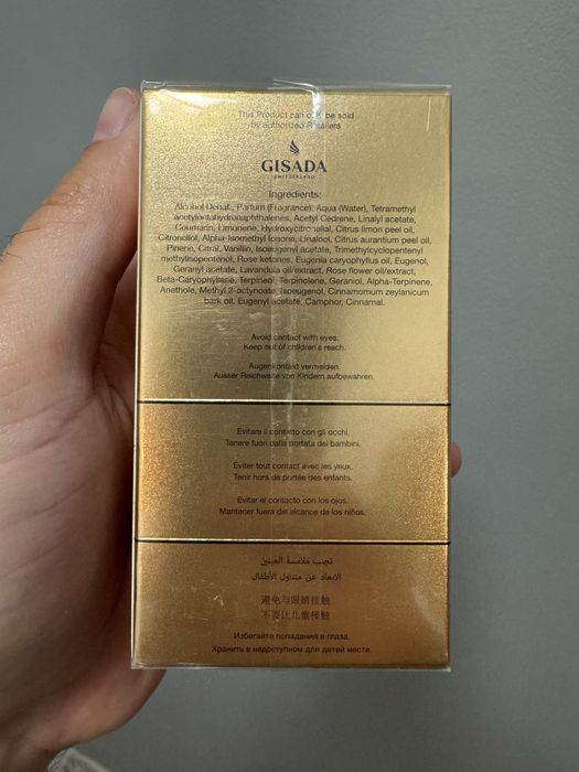 Gisada Gold 50ml EDP, nou, sigilat, 100% original cu posibilitate verificare in persoana