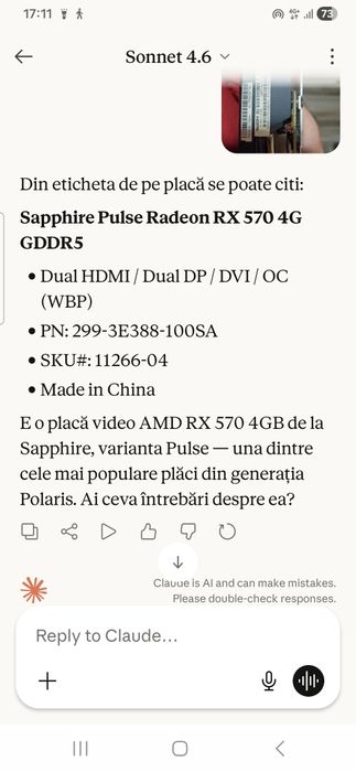Vand rx 570 Sapphire