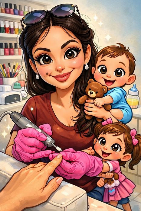 Маникюр  с покрытием